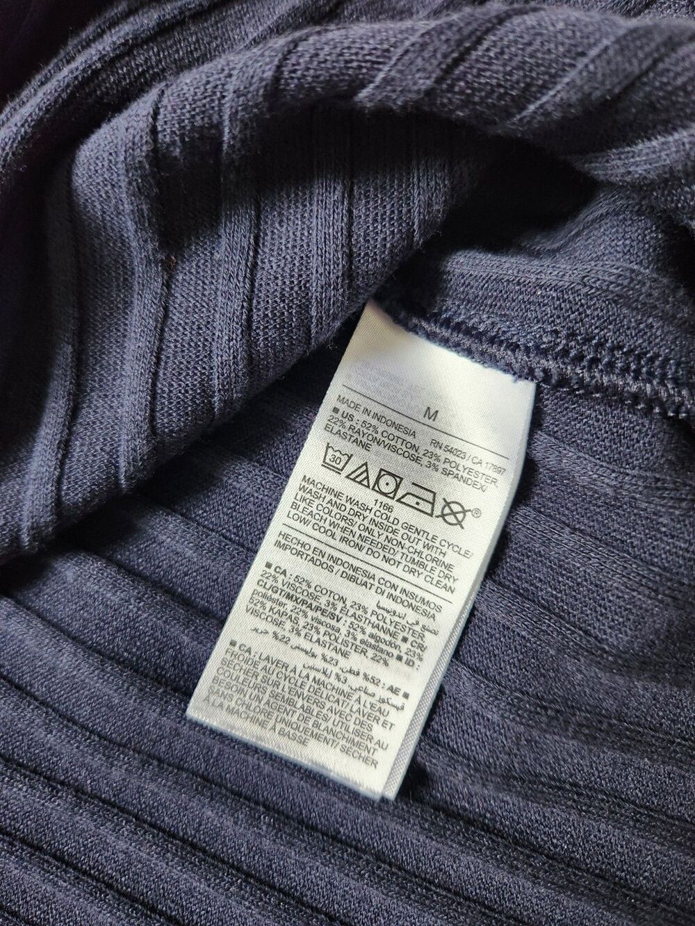 Old Navy Maternity Ribbed Midi Dress Womens Medium Navy Blue Button Front EUC - Picture 6 of 11
